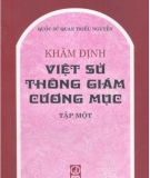 Ebook Khâm định Việt sử thông giám cương mục (Tập 1) - NXB Giáo dục