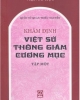 Ebook Khâm định Việt sử thông giám cương mục (Tập 1) - NXB Giáo dục