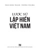 Ebook Lược sử lập hiến Việt Nam: Phần 1