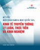 Ebook Kỷ yếu Hội thảo khoa học quốc gia - Kinh tế truyền thông: Lý luận, thực tiễn và kinh nghiệm