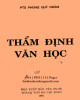 Ebook Thẩm định văn học: Phần 2