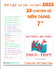 23 chuyên đề nền tảng ôn tập kỳ thi tốt nghiệp THPT 2023 môn Toán