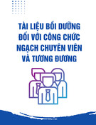 Tài liệu bồi dưỡng đối với công chức ngạch chuyên viên chính và tương đương (Ban hành kèm theo Quyết định số 3304/QĐ-HCQG)